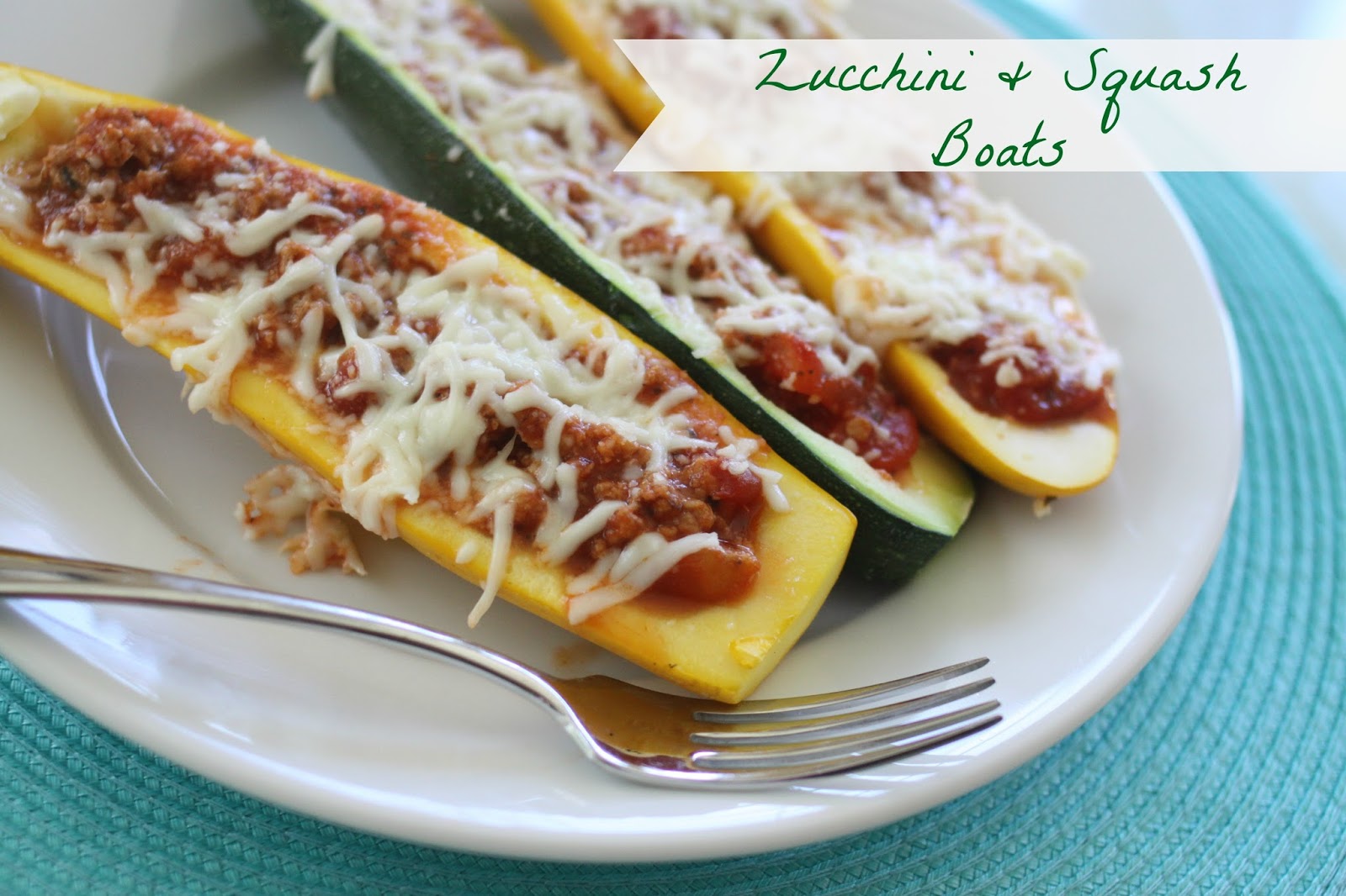 The Larson Lingo Zucchini & Squash Boats