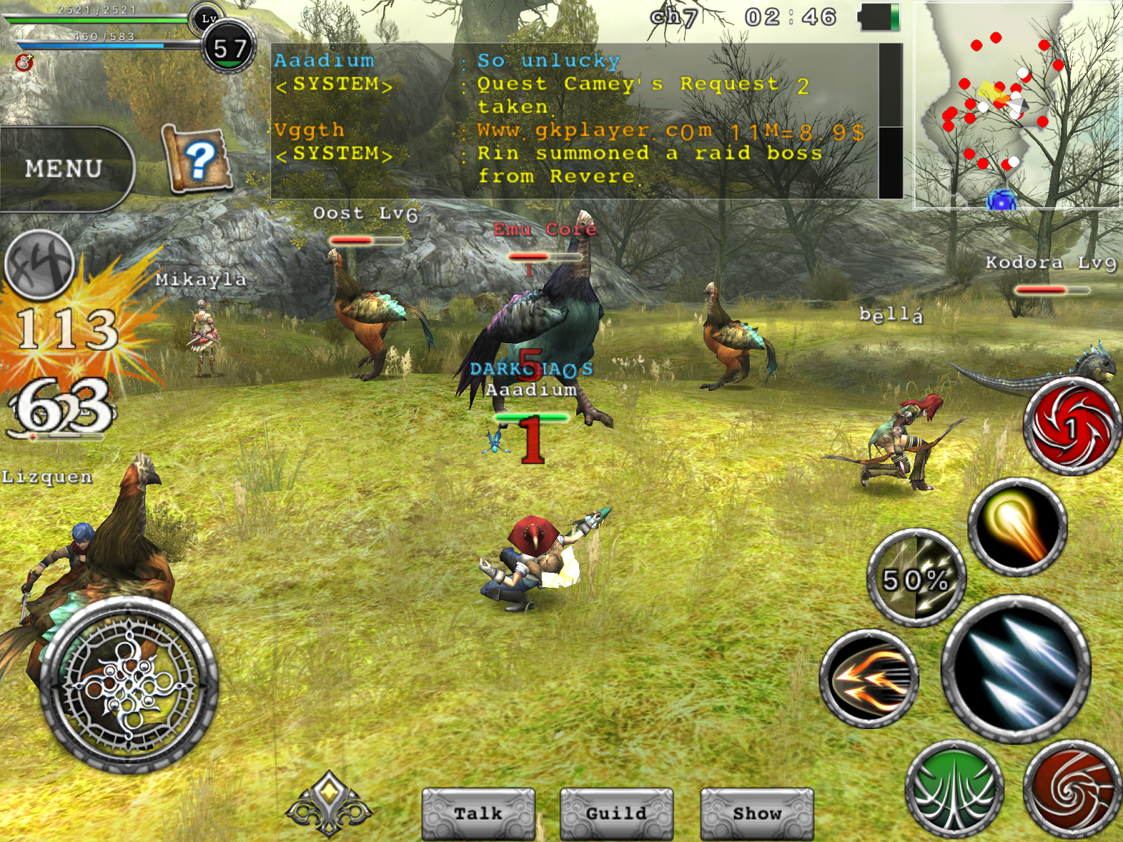 Avabel Darkchaos Monster Info