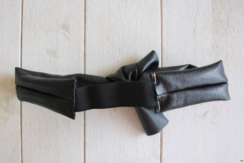 Une touche de rose ENG The leather headband DIY