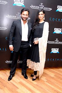 Saif Ali Khan & Diana Penty-Cocktail promotion