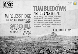 ÚLTIMOS COMBATES TUMBLEDOWN - WIRELESS RIDGE - SAPPER HILL (12-13-14/ 06/1982)