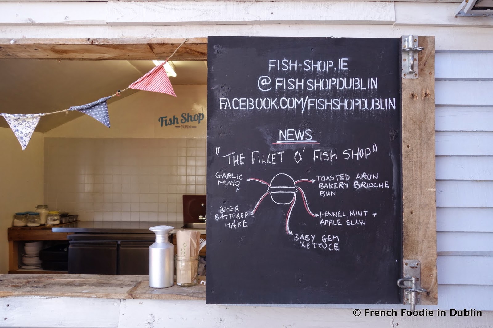 Not Your Usual Fish and Chips Fish Shop in Blackrock Market French