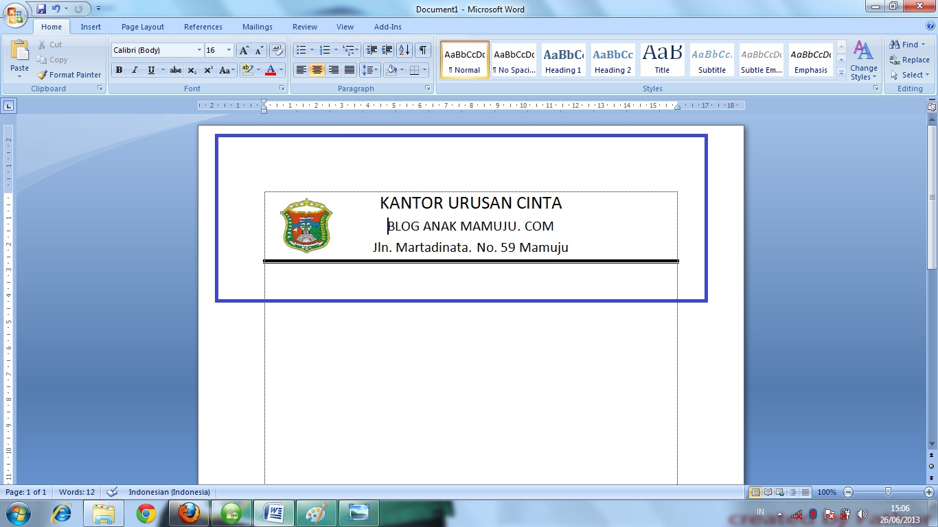 Membuat Garis Kop Di Word Anak Mamuju Blog Cara Membuat | anak mamuju blog cara membuat kop surat logo surat di Membuat Garis Kop Di Word Anak Mamuju Blog Cara Membuat | anak mamuju blog cara membuat kop surat logo surat di