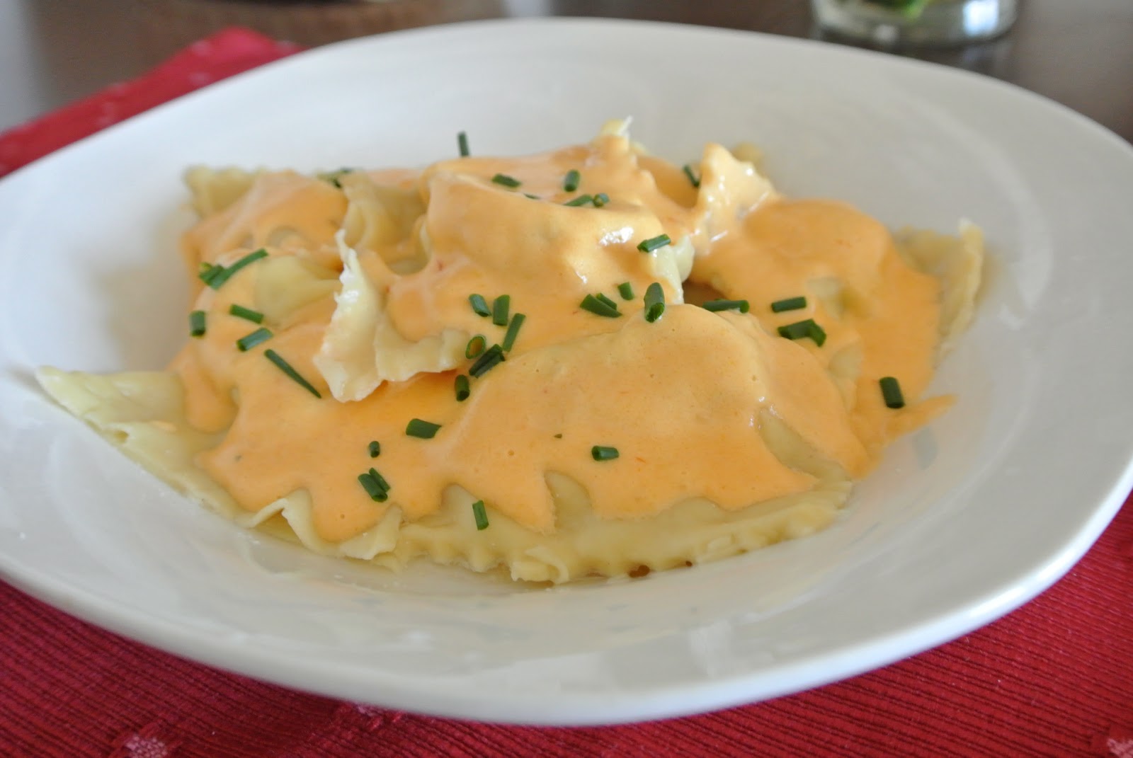 Gourmet Cooking For Two Crab Ravioli with Saffron Sauce