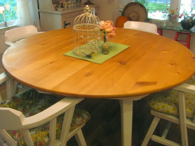 refinished pine table