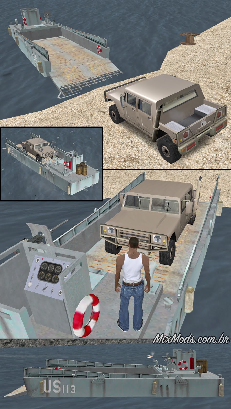 Attach Vehicles to Packer para GTA San Andreas