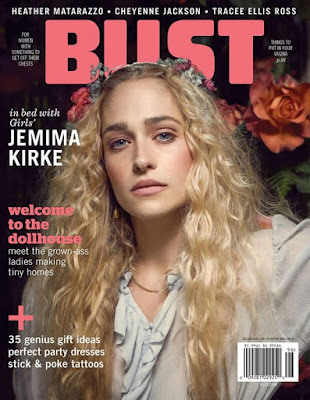 Front cover of the December 2015/ January 2016 issue of Bust Magazine.
