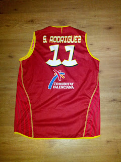 Sergio Rodriguez Spain Jersey Back