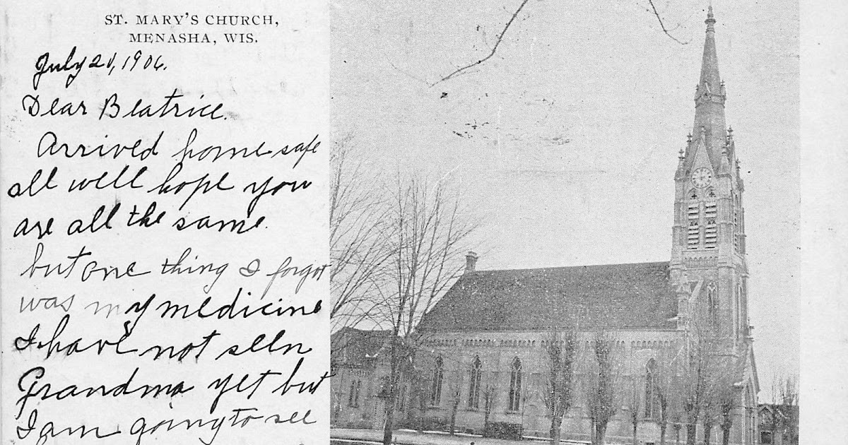 MENASHA St. Mary's 1906