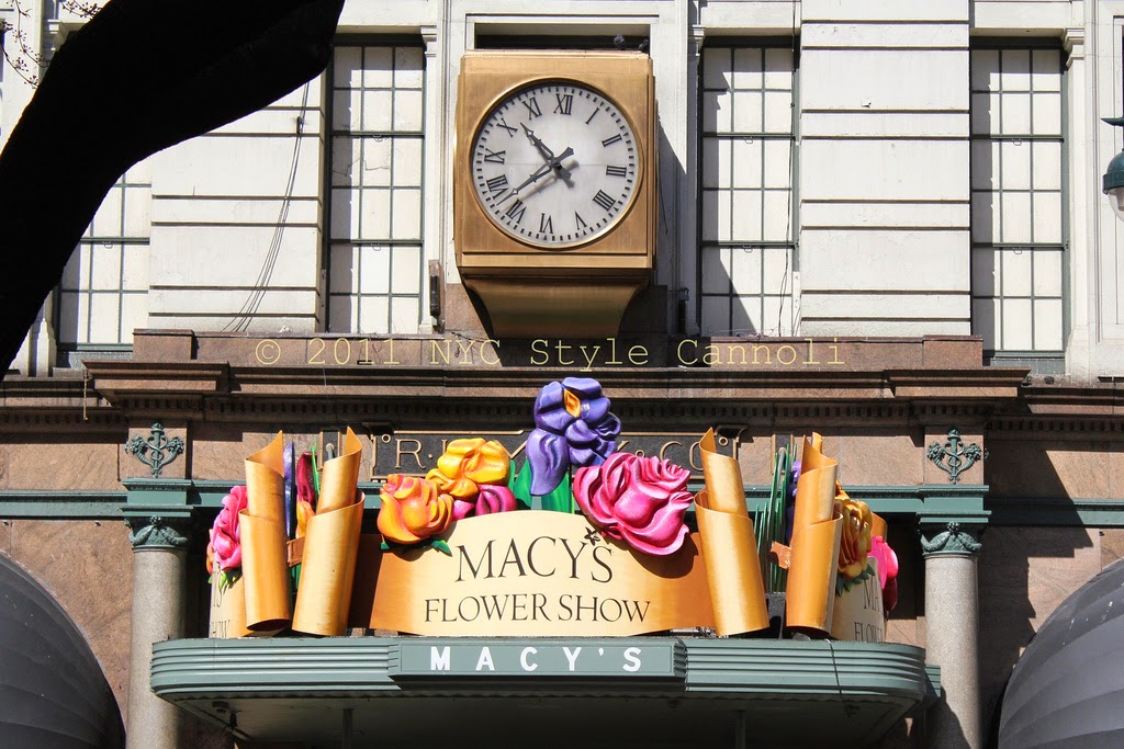 Macy's 2015 Flower Show "Art in Bloom" NYC, Style & a little Cannoli