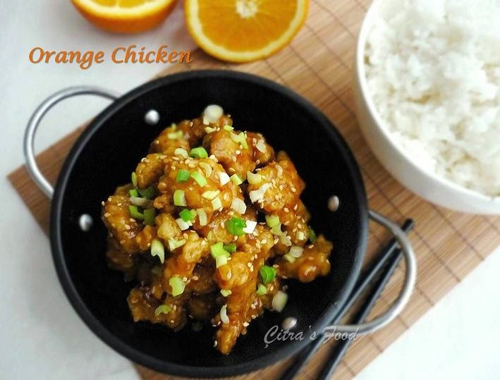 Citra's Home Diary Orange Chicken recipe