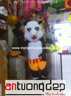 may mascot gấu panda 