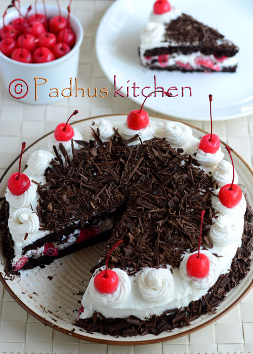 Black Forest Cake Recipe-Easy Black Forest Cake from scratch with step ...
