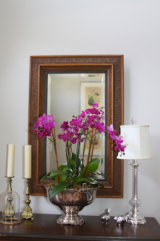 Woven Home Decorating with Orchids