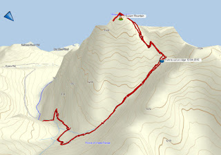 H'Kusam Mountain Stow Creek Trail Map