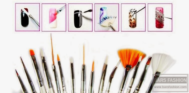10. Nail Art Kit, 20PCS Nail Art Brushes Set, 15PCS Nail Art Painting Brushes with 5PCS Dotting Pens, Nail Art Supplies for Acrylic Nails, Nail Art Tools for Beginners and Professionals - wide 5