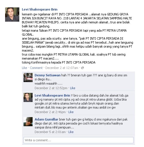 Lowongan Kerja Customer Service Pt Kalimas Sarana Suplindo Di Pt Kalimas Sarana Suplindo