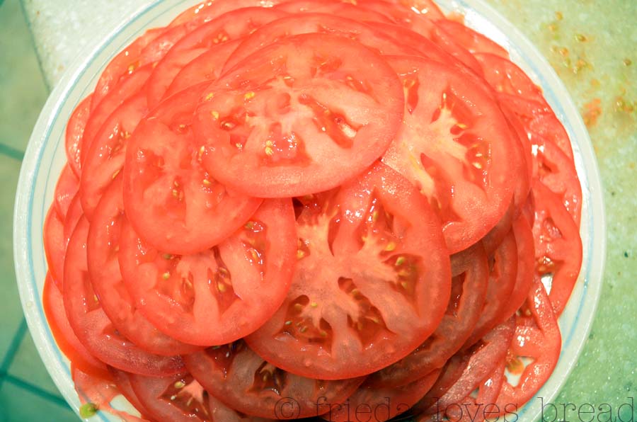Frieda Loves Bread OXO Good Grips Mandoline Slicer Tomatoes