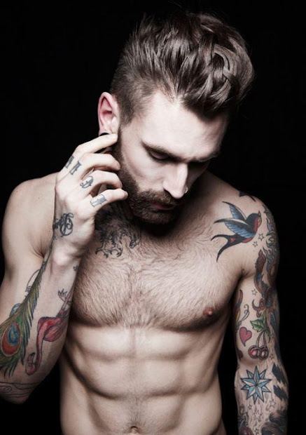 tattoos men chest words
