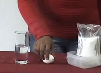 Experimentos Caseros huevo flotante densidades
