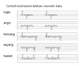 Enjoy Of Education Menulis Huruf Tegak Bersambung