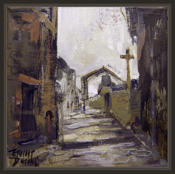 RUPIT-PINTURA-CUADROS-CALLES-CRUZ-PIEDRA-PAISAJES-PINTOR-ERNEST DESCALS- RUPIT-PINTURA-CUADROS-CALLES-CRUZ-PIEDRA-PAISAJES-PINTOR-ERNEST DESCALS-