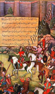 Babur in Char-Bagh at Andi Jan Babur in Char-Bagh at Andi Jan