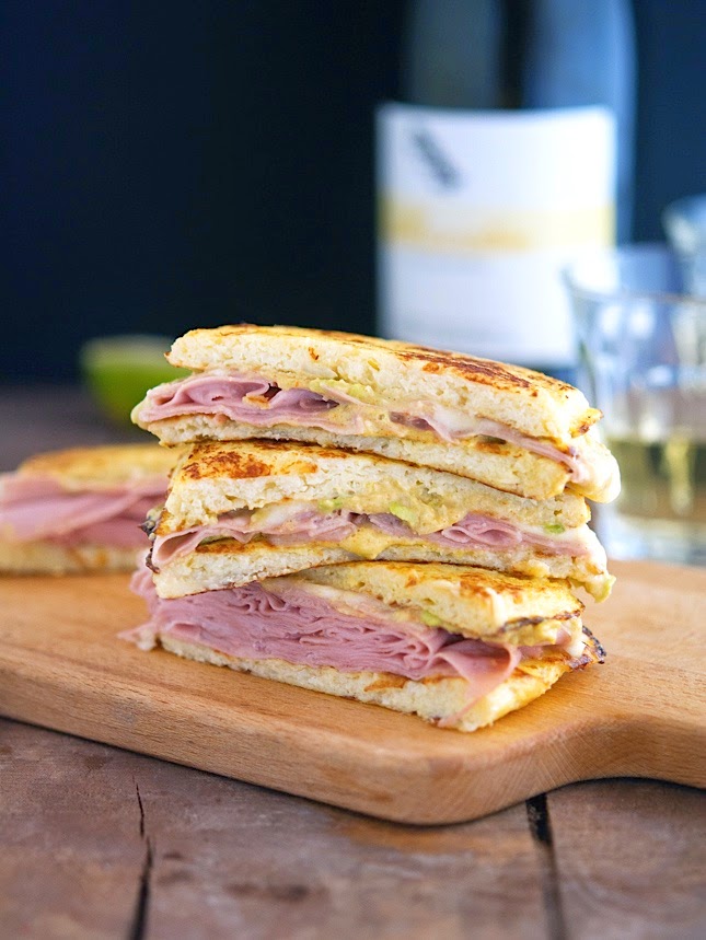 Cauliflower Crust Mortadella and Cheese Panini (Chopped Cooking