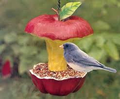 Apple Birdfeeder