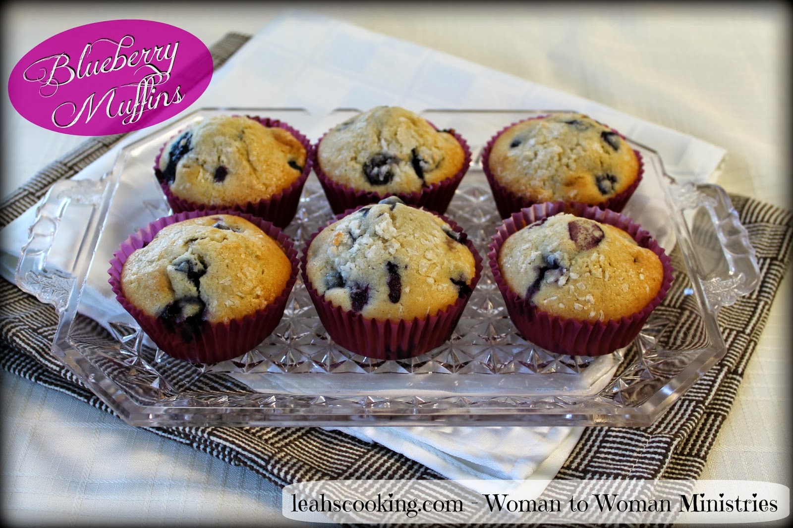Woman to Woman Blueberry Muffins