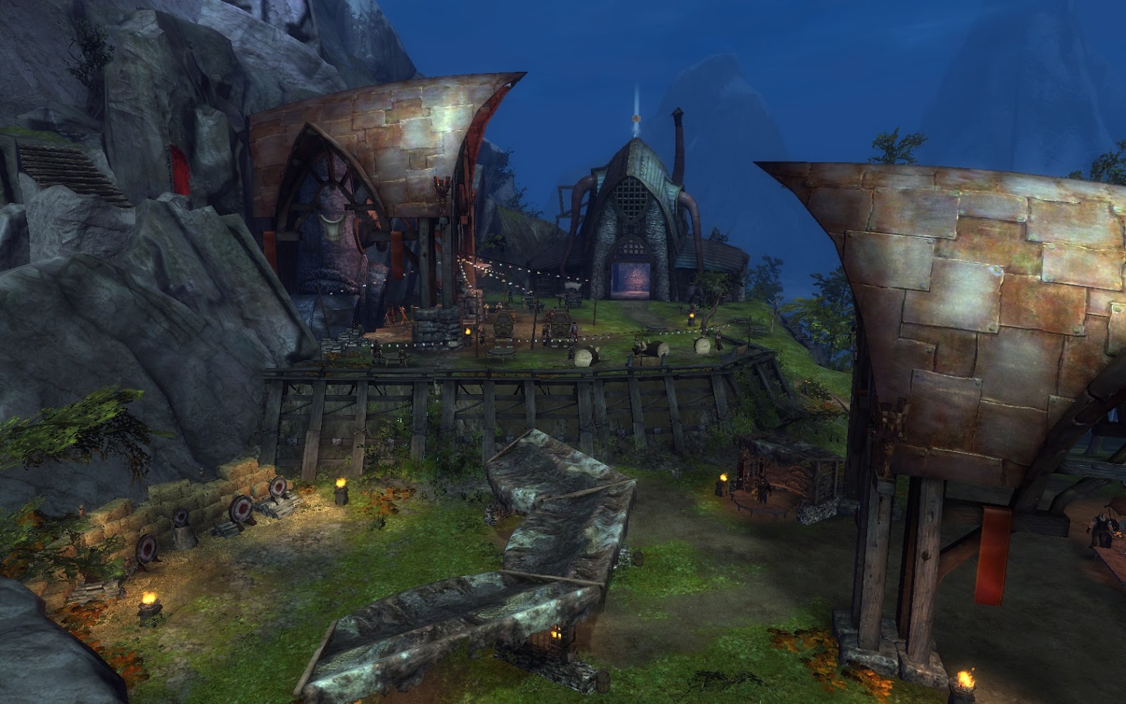 Gamer Waltz GW2 Snow Lord's Gate Vista (Wayfarer Foothills)