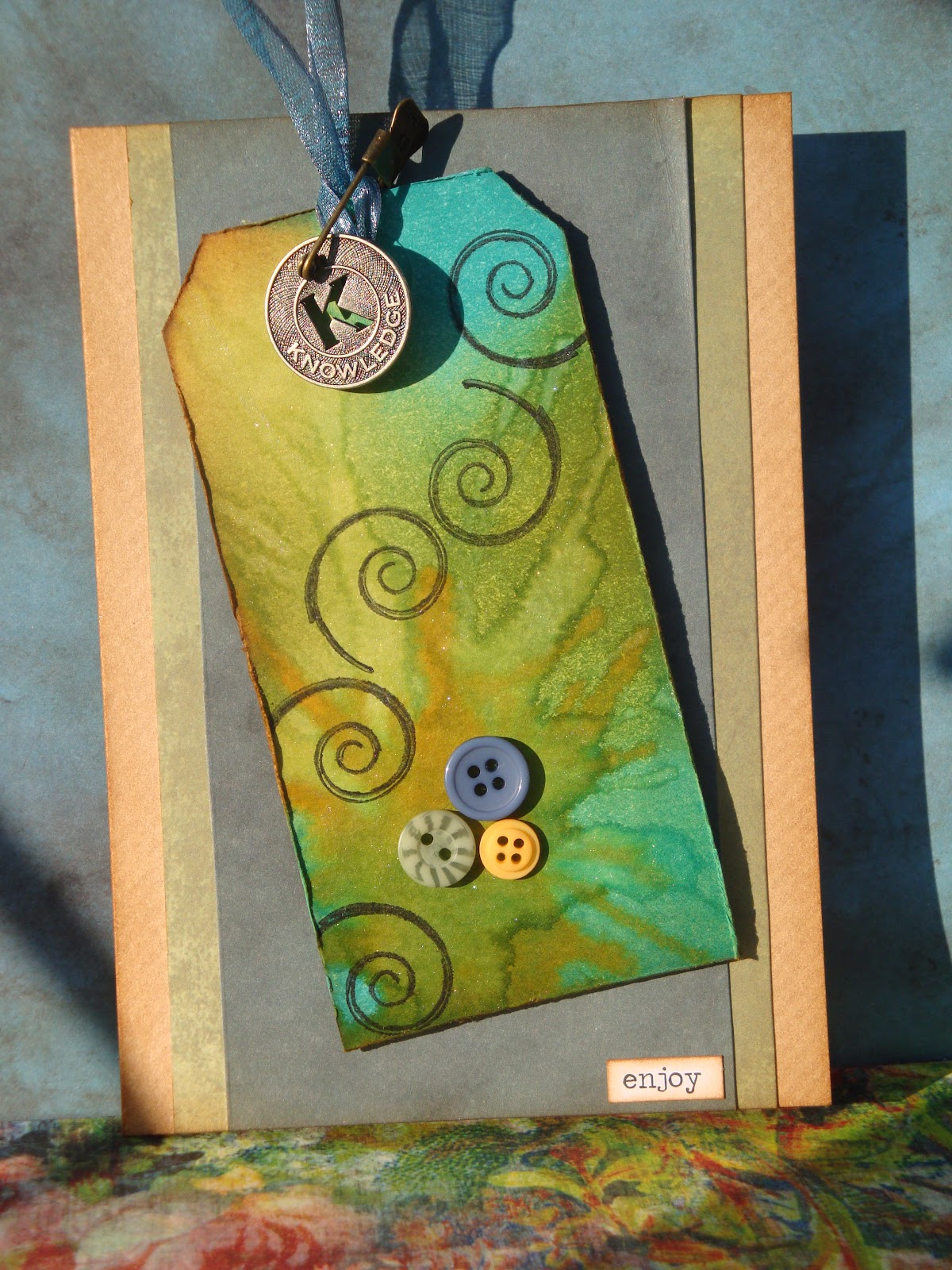 Creativity is a state of mind ink blowing