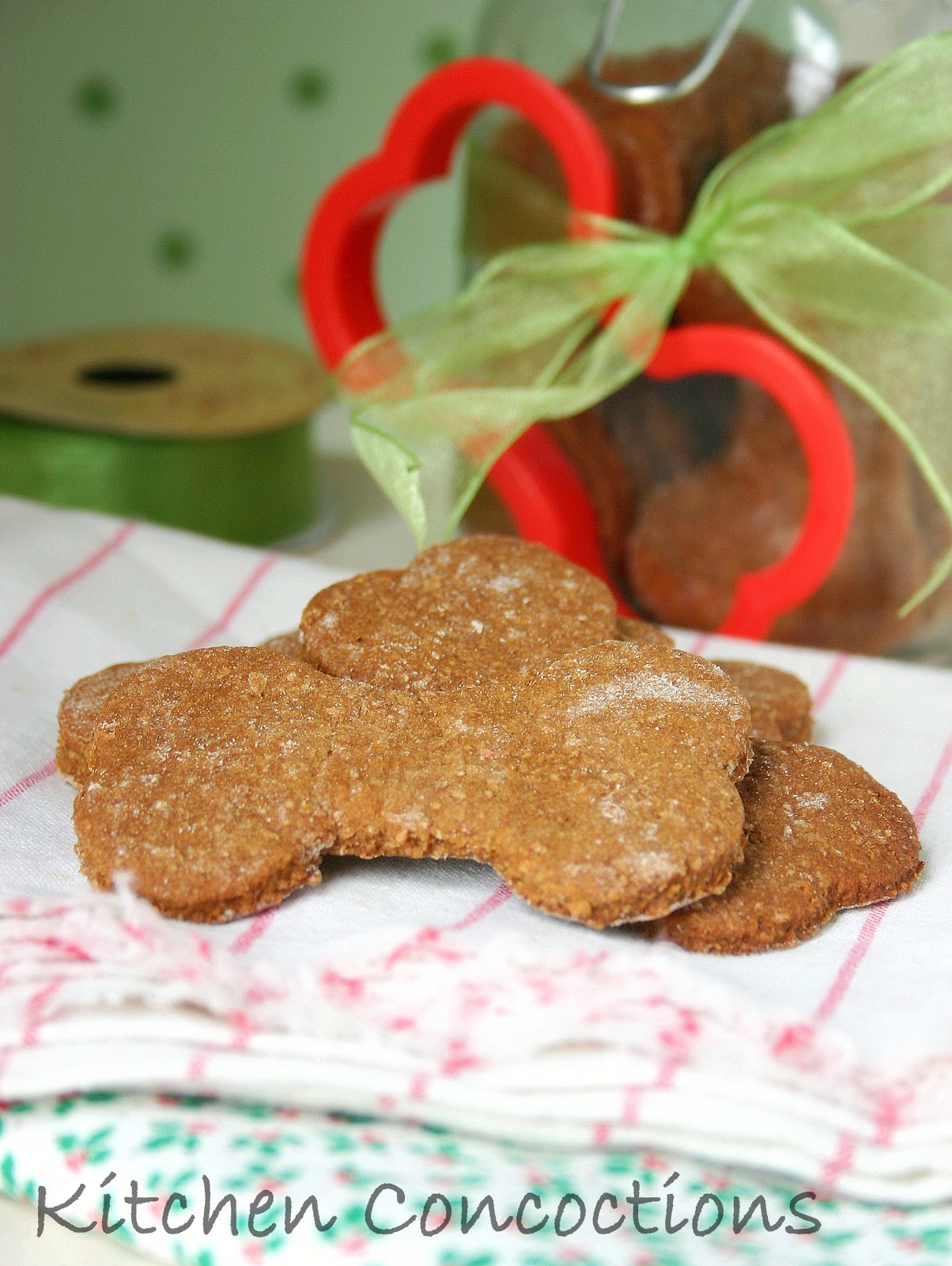 Day 4 Ginger Dog Biscuits Recipe Kitchen Concoctions
