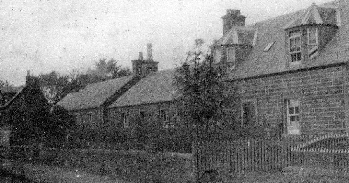 Tour Scotland Photographs Old Photograph Post Office Woodside Scotland
