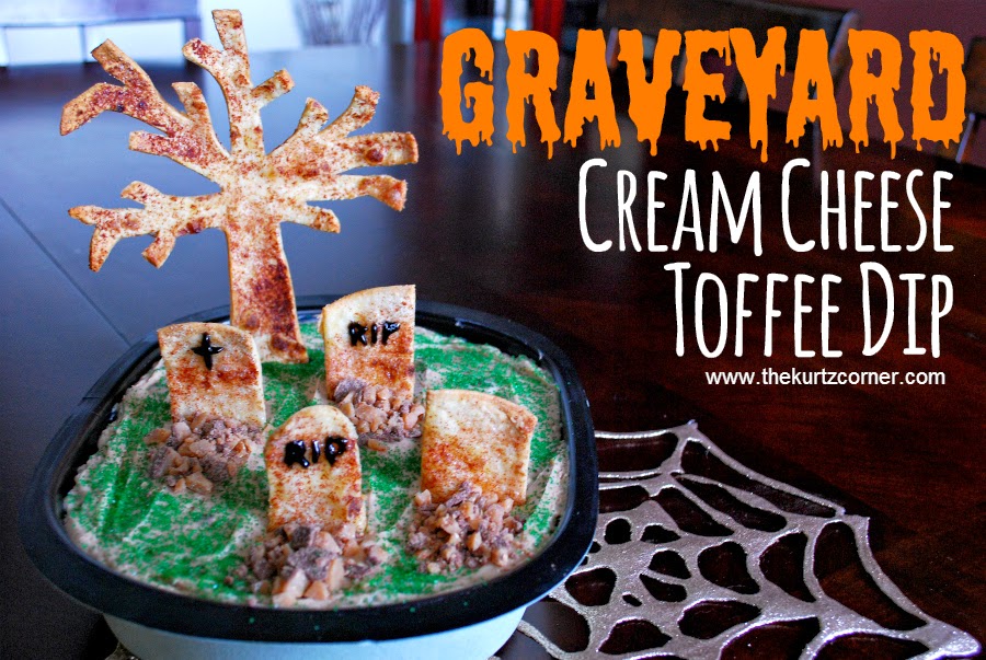 The Kurtz Corner Graveyard Cream Cheese Toffee Dip