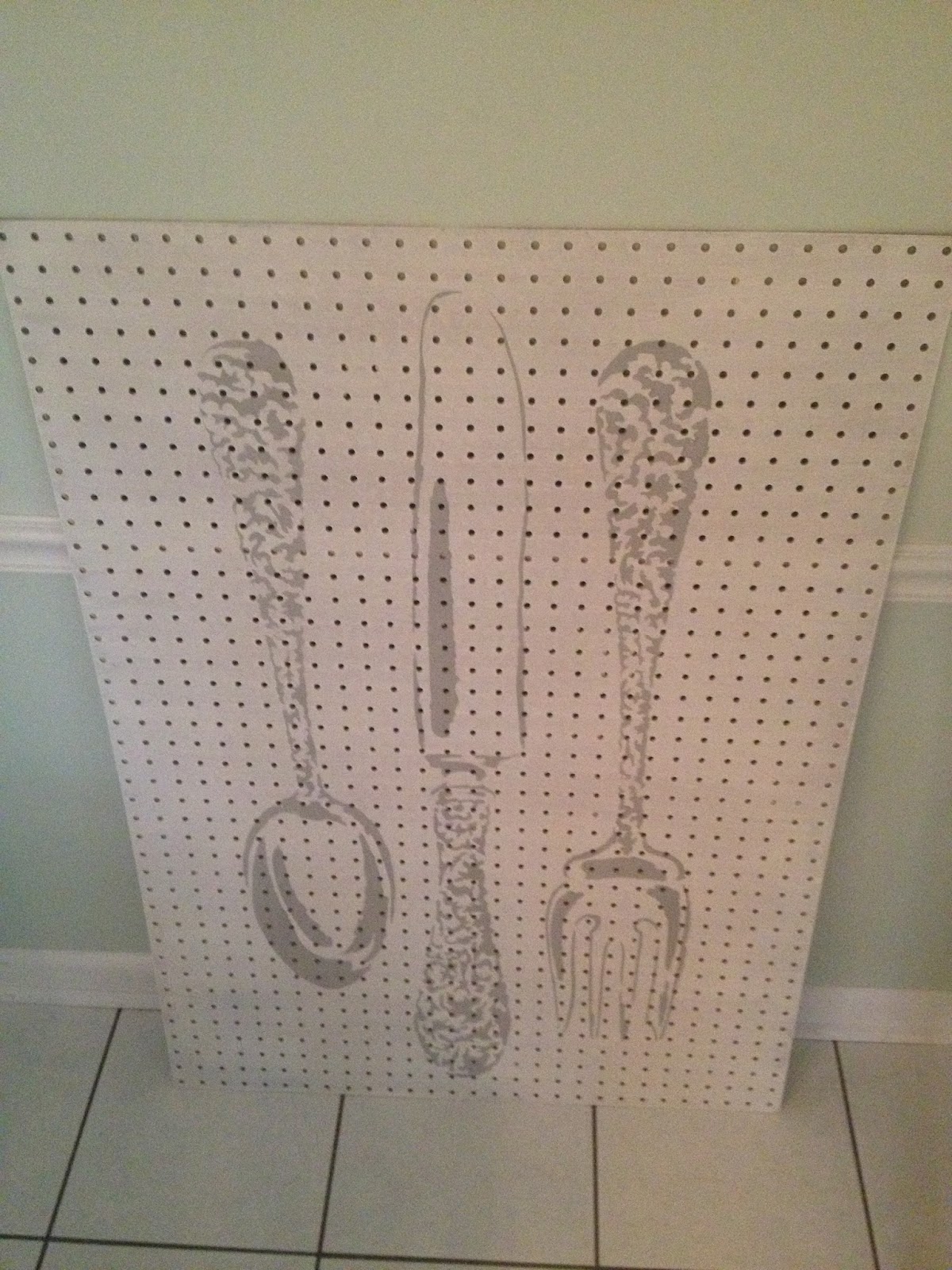 The Sweetest Things... Pegboard Pot Rack