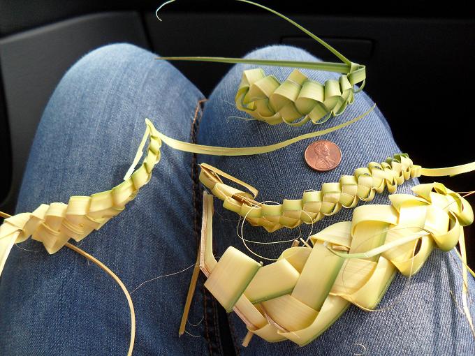 town and prairie Braiding Your Sunday Palms A Tutorial