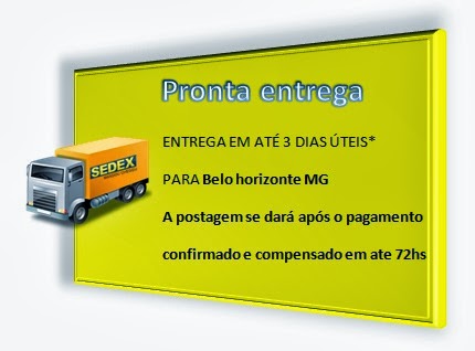 ENTREGA EM ATÉ 3 DIAS ÚTEIS*