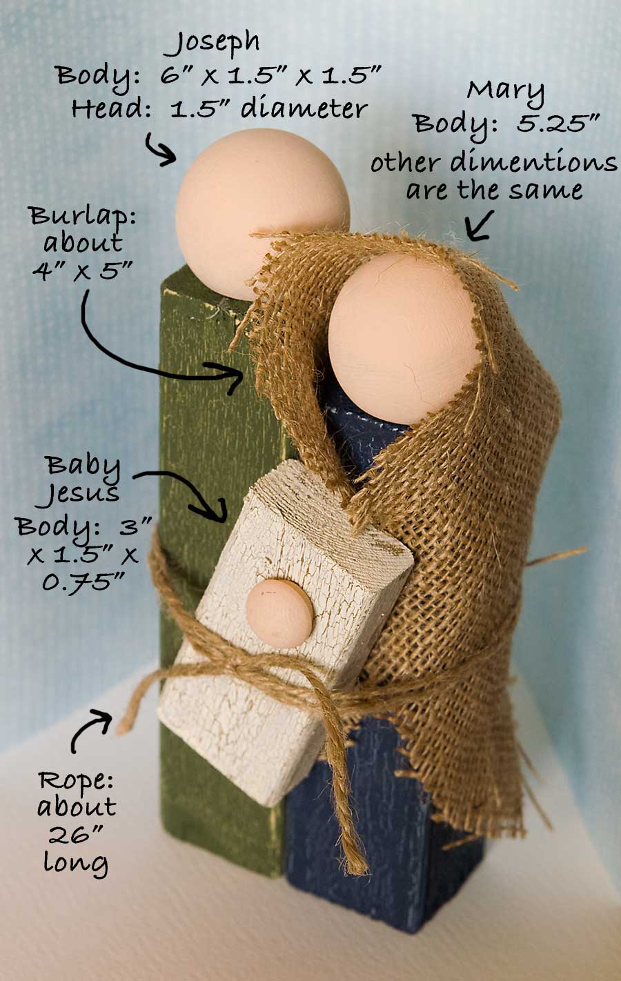 diy wood nativity