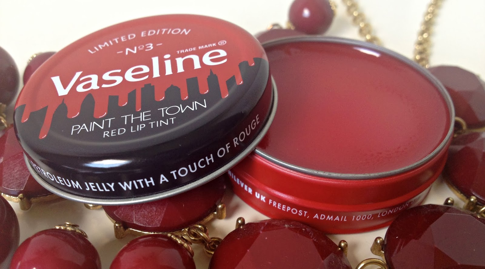 Vaseline Paint The Town Red Red Lip Tint A hint of Sparkle...