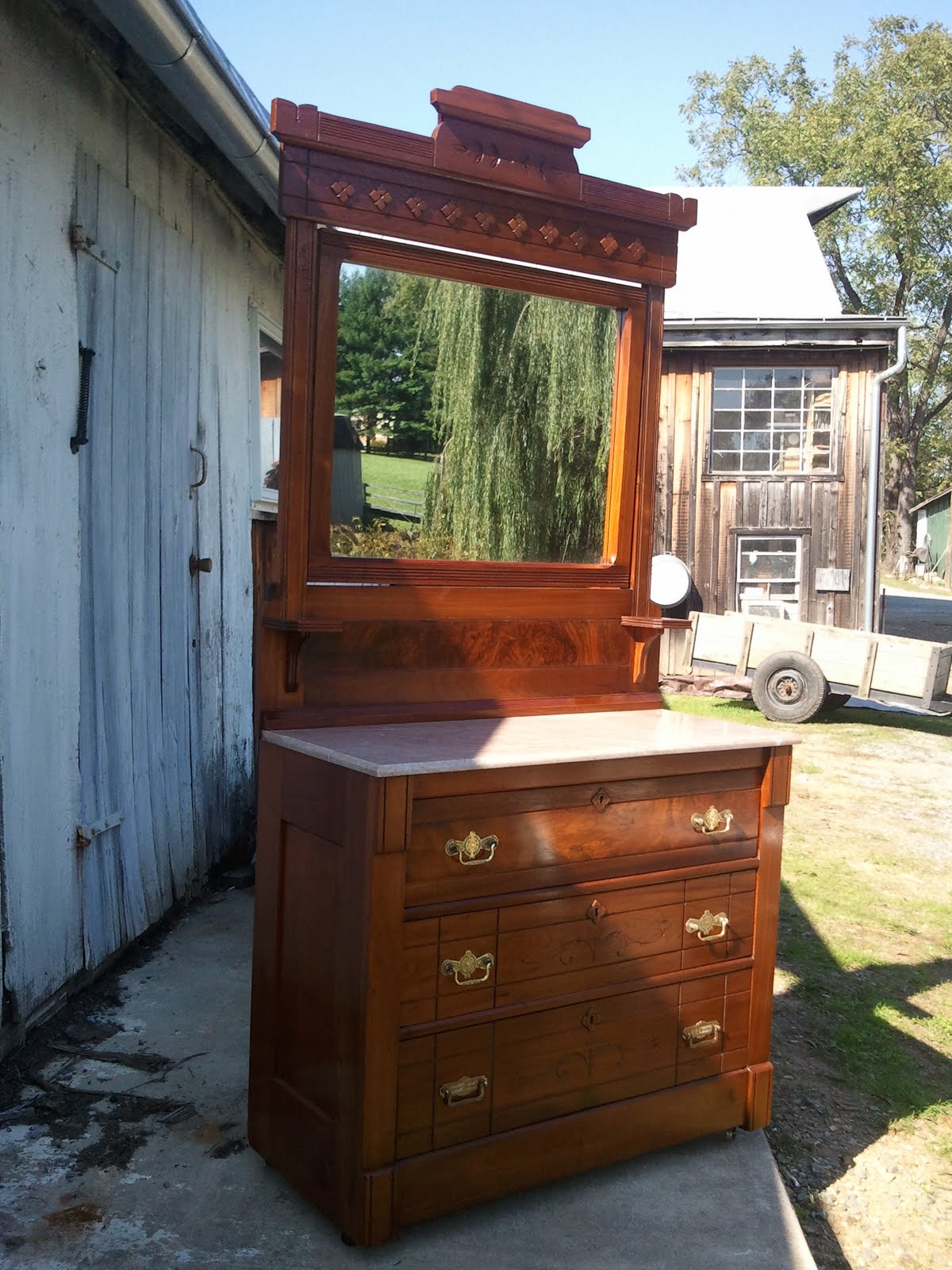 John Mark Power, Antiques Conservator Eastlake Bedroom Set (ca.1880