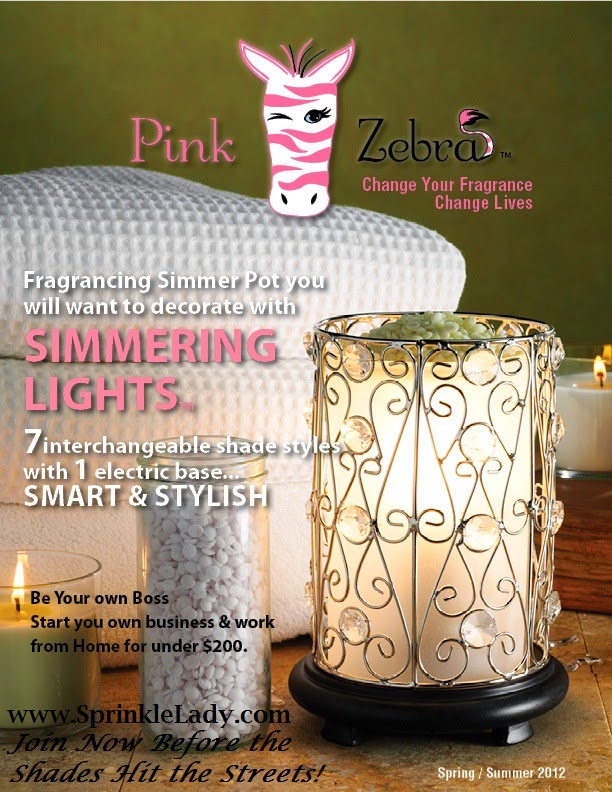Pink Zebra Home By Angela Knight Simmering Lights are Coming!