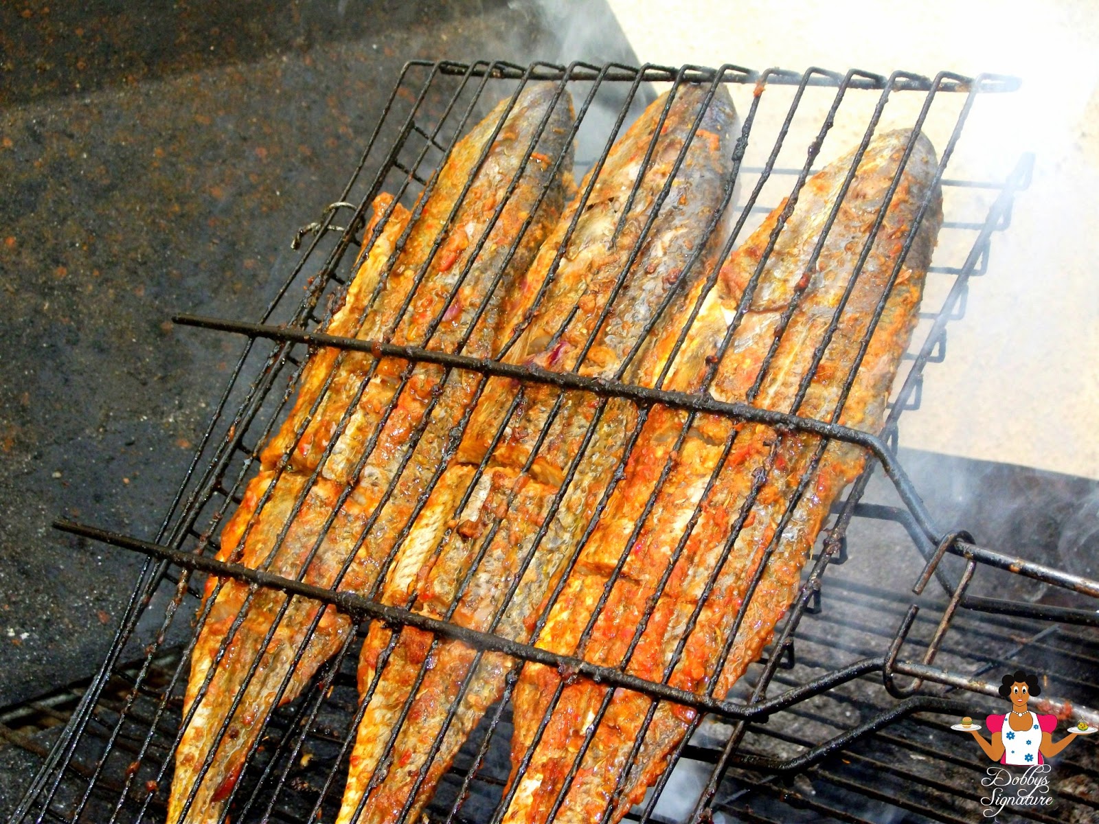 Barbecued Marinated Croaker fish Recipe On Street Foodie Waka Dobby's