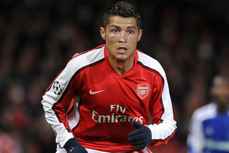 Cristiano Ronaldo was close to joining Arsenal in 2003