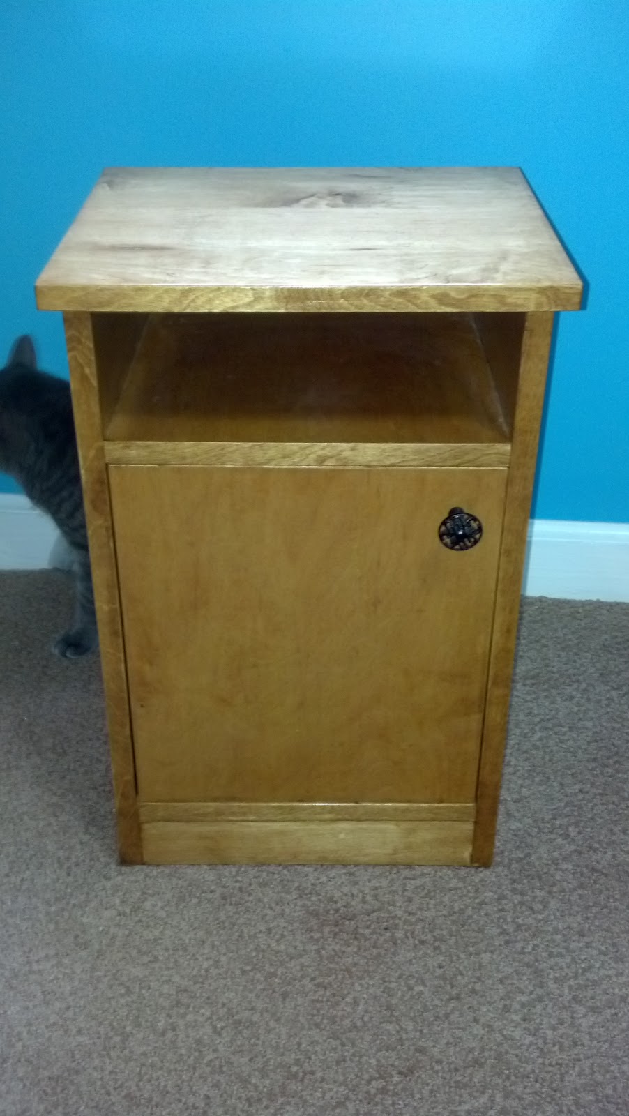 Woodworking Bookcase/Nightstand combo.