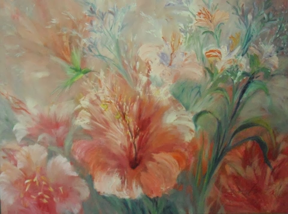 "Flores para mamãe", 100X120m