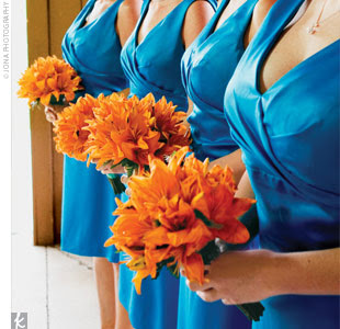 Bridesmaid Blue