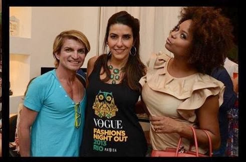 Com  Patricia   e Adriana  evento  da  Vogue 2013