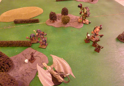 Age of Sigmar battle report between Sylvaneth Aelfs and Chaos Monsters