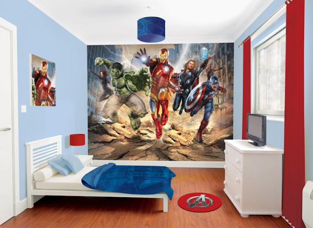 DORMITORIO AVENGERS BEDROOM AVENGERS BEDDING SET